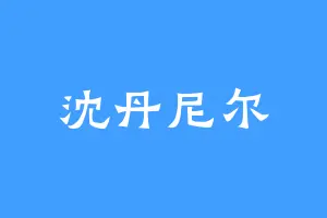 沈丹尼尔