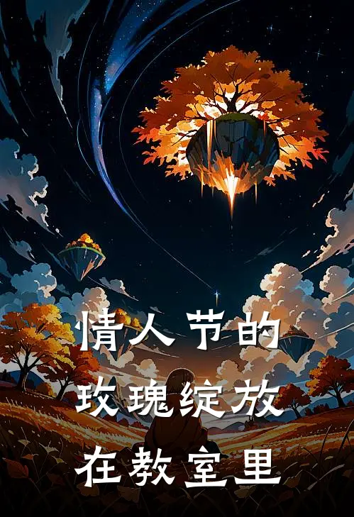 情人节的玫瑰绽放在教室里