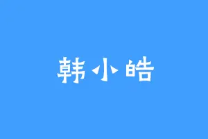 韩小皓