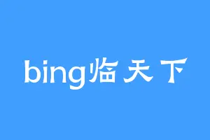 bing临天下