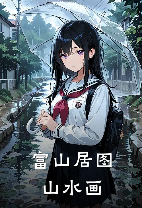 富山居图山水画