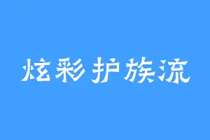 炫彩护族流
