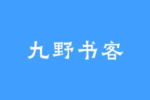 九野书客