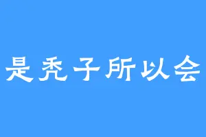 因为是秃子所以会发光
