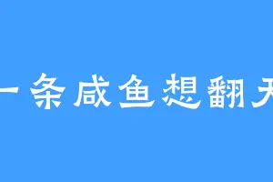 一条咸鱼想翻天
