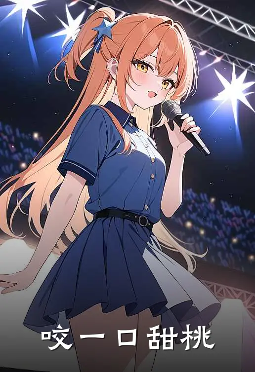 咬一口甜桃