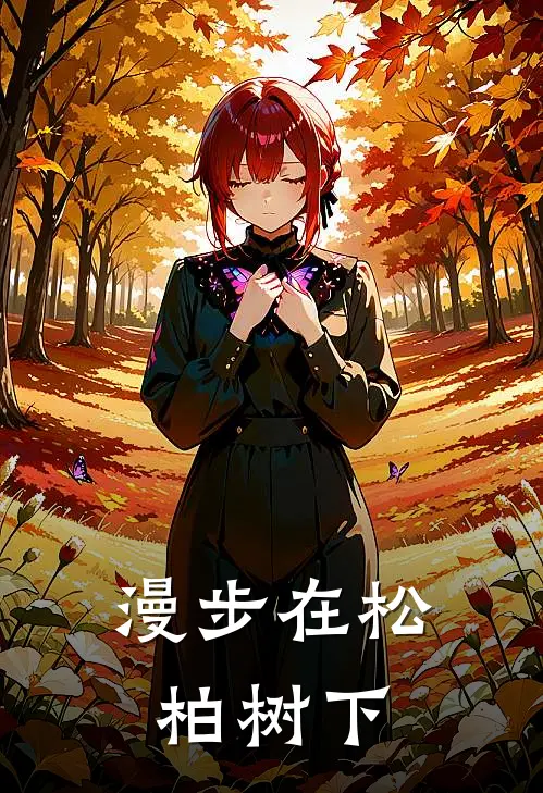 漫步在松柏树下