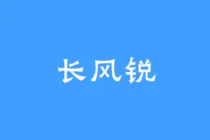 长风锐