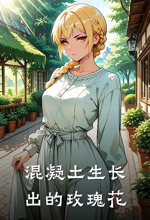 混凝土生长出的玫瑰花